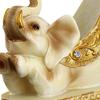 Chic Elephant Figurine Drink Holder Glass Cup Shelf Decorative Bottle Rack for Bedroom