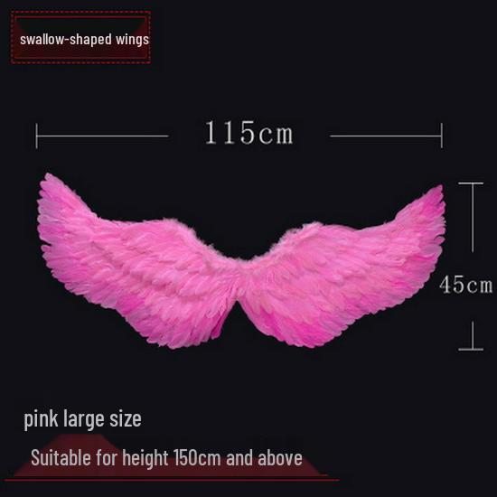 Angel Feather Wings Cosplay Props for Children & Adults - Ideal for Halloween & Parties