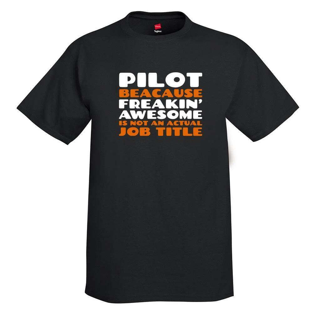 Pilot Freaking Awesome 1 Airplane Aviation T-Shirt XL