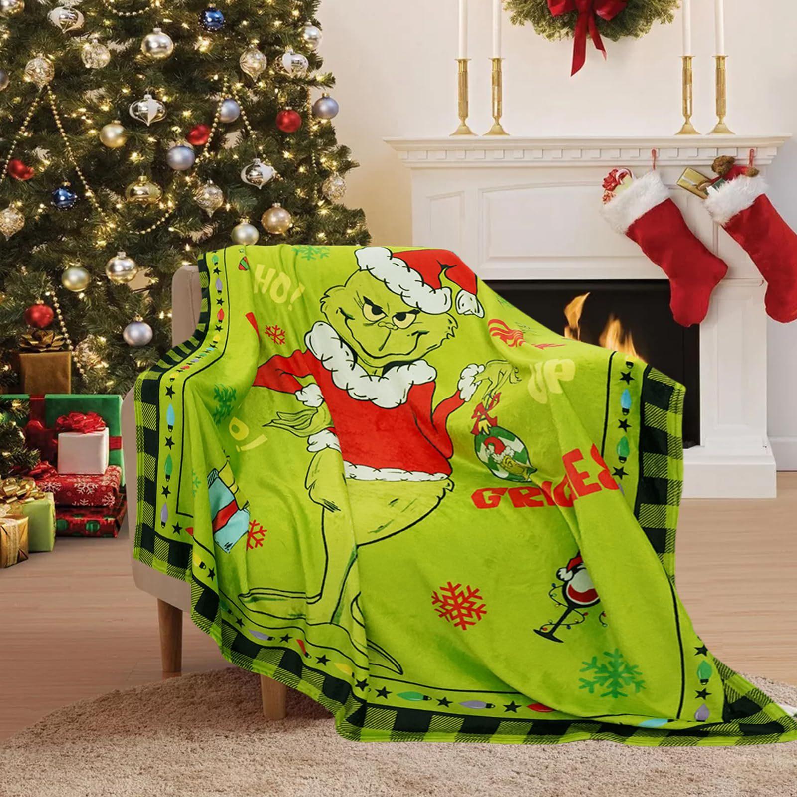 

Одеяло с цифровой печатью 50 × 60 дюймов, одеяло для кровати, маленькое покрывало, одеяло, подарок на день матери, флисовое одеяло One Size зелёный