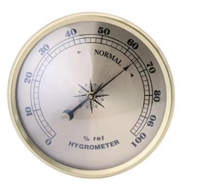 Wall Mounted Household Barometer 960-1060hPa Pressure Gauge Weather Station Metal Wall Hanging Barometer Thermometer  90mm