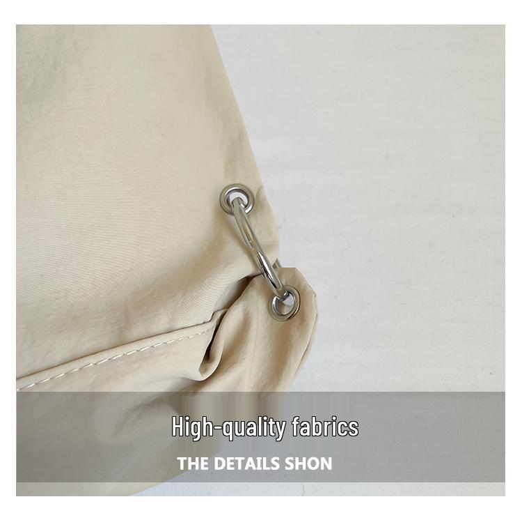 2025 Women's Lightweight Large-Capacity Crossbody Bag - Simple, Fashionable, Solid Color Casual Design