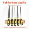 Fitter File Set: Flat, Half-Round, Round, Triangular, Square Files, Grinding Iron Block, Woodworking Tool