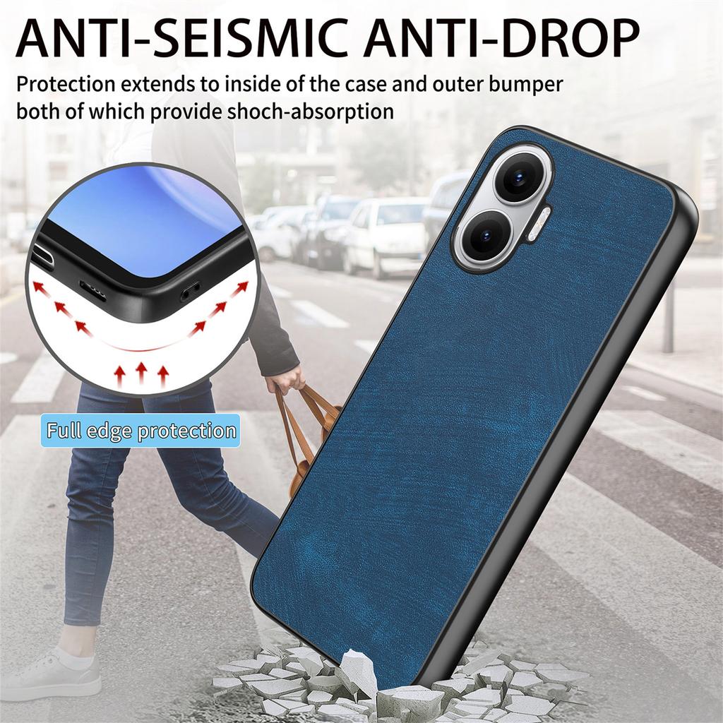 For Xiaomi Redmi Turbo 4 Pro 5G Case Shockproof Slim Retro Leather Phone Back Cover