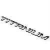 3D Metal Silver Logo TITANIUM Emblem Car Trunk Decal For TITANIUM Sticker Accessories