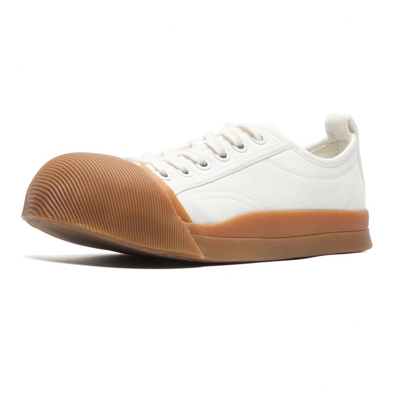 Couple shoes men's summer men's shoes casual shoes 2024 new niche big head canvas shoes men's Douyin same style