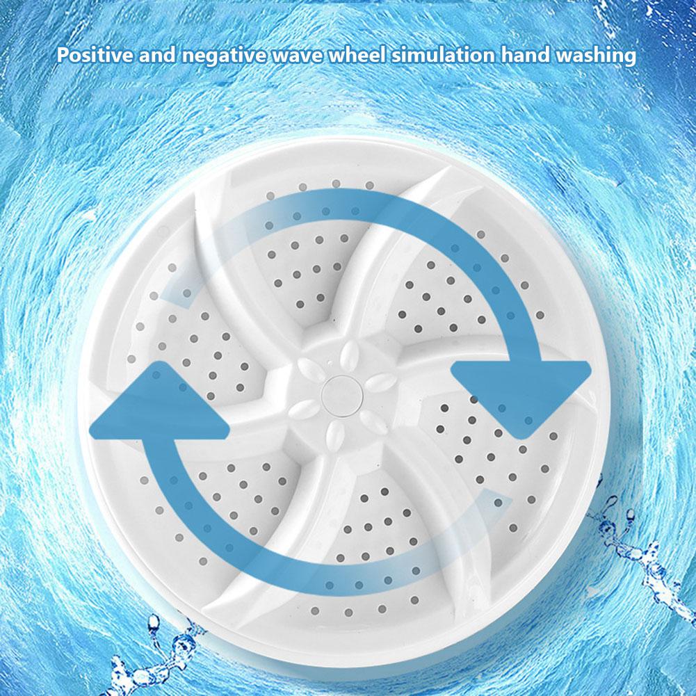 USB Reise Waschmaschine Wasch Luftblasen Maschine Ultraschall Rotierende Turbine Waschmaschine für Socken Unterwäsche Waschen Geschirr