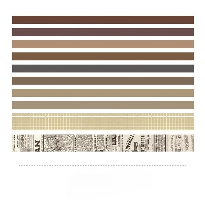 10 Rollen Kawaii Washi Tapes Set Schulsachen Niedliche Aufkleber Masking Tape Ästhetische Schreibwaren Scrapbooking Journal Dekoration