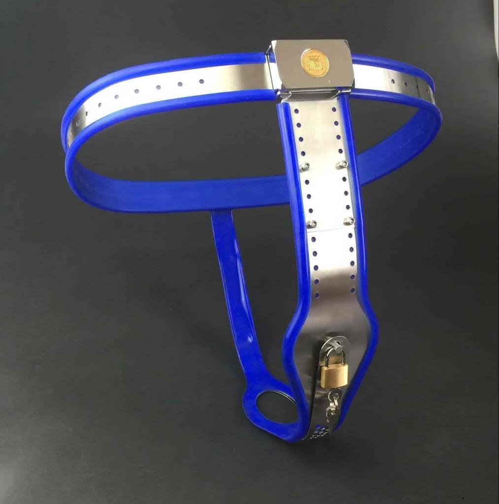 Dámský nerezový chastity pás Bondage Nastavitelné chastity spodní prádlo Sexuální hračky pro ženu Uzamykatelné zařízení Produkt pro dospělé