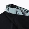 Emporio Armani Men's Boxer Briefs, Plain with Monogram Logo, 3-pack, XL Size, Available In Black, Orange, Green, and Pink. (EM000259 AF20668 MC061 XL)