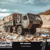 FY004A 45cm Rc Crawler Truck Remote Control Vehicle Model 6x6 Drive Optional Camera Toys for Boy Military Model Gift