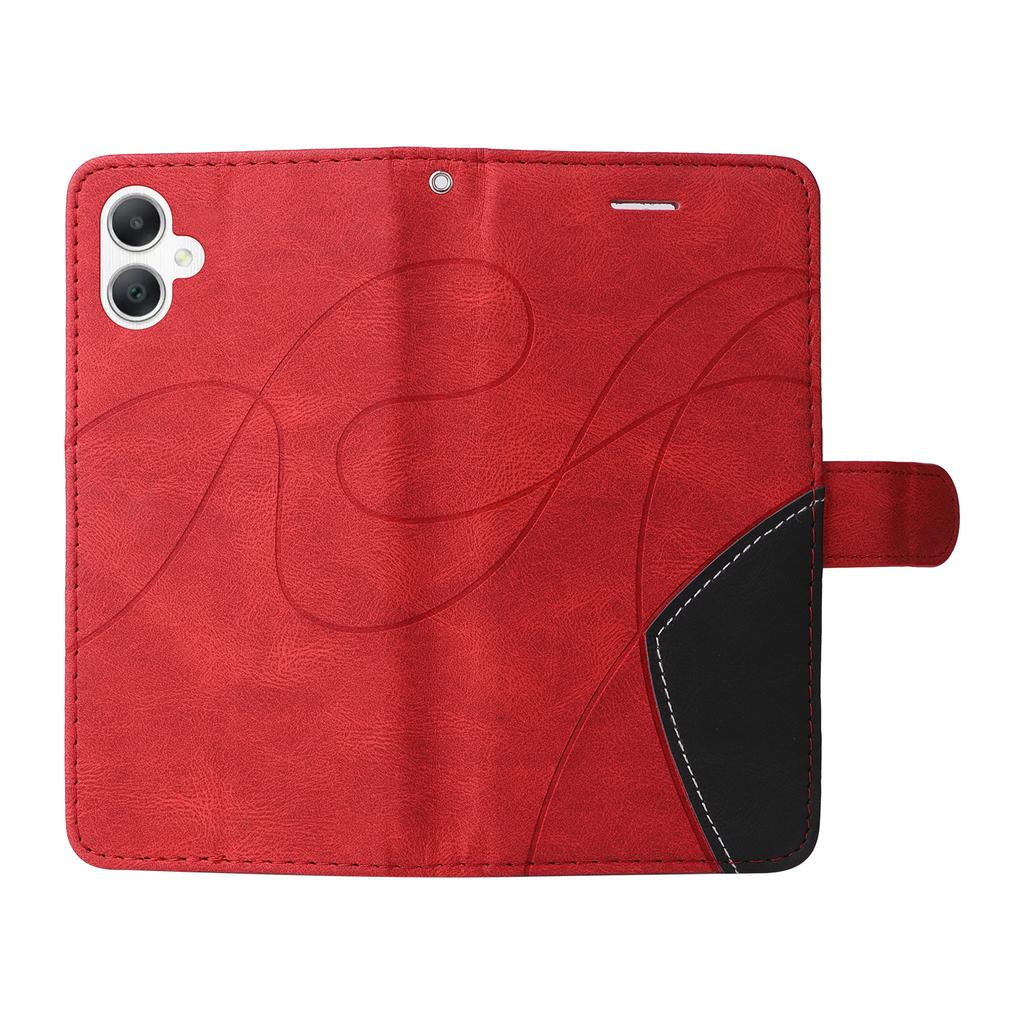For Samsung Galaxy A07 4G/A06 5G/A06 4G Leather Case Wallet Stand Color Splicing Phone Cover