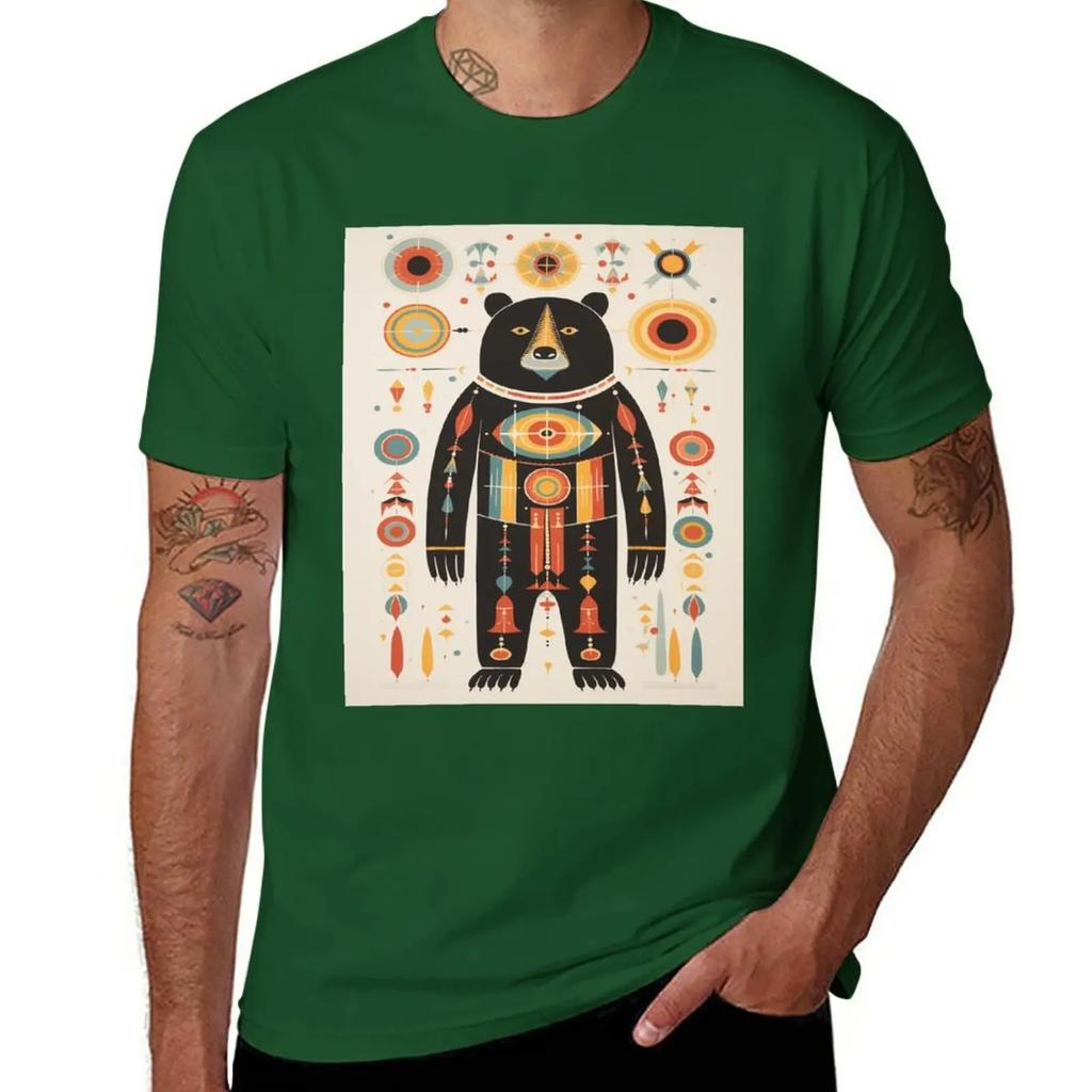 New The Cosmic Narratives of Inuit Artistry T-Shirt Graphic T Shirts Short T-shirt Oversized T Shirt Mens Clothing 2025 New Mode