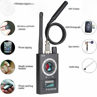 גלאי בינלאומי K18 נגד הצצה: מעקב נגד GPS, זיהוי אותות אלחוטיים, נגד האזנות סתר, מכשיר נגד מעקב