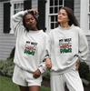European and American Style Women's High-Neck Loose Sweatshirt - Trendy, Comfortable, and Versatile Fashion.