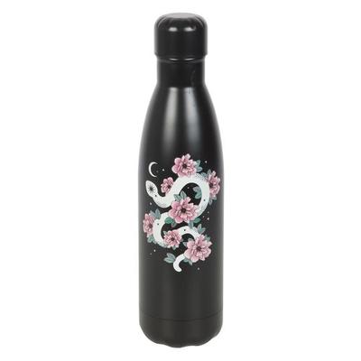 Floral Snake Steel Water Bottle