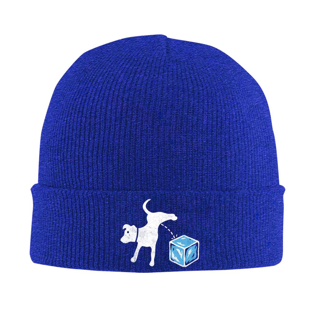 Anti ICE Dog Beanie Hats  Bonnet Hats Unisex Adult Casual Kpop Knit Hat Winter Design Elastic Caps