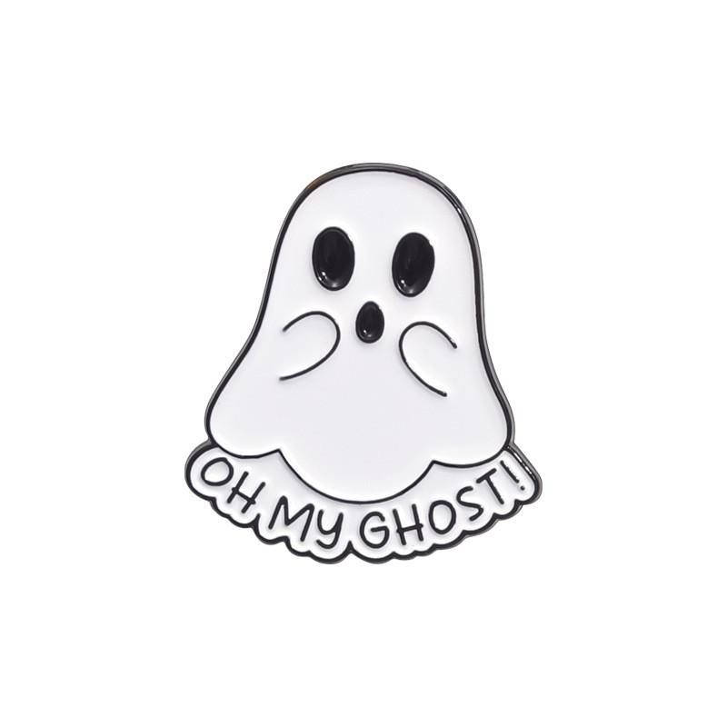 Fun Whimsical And Cartoon Ghost Brooch Stylish And Personalized Gift For Enthusiasts Halloween