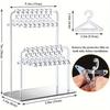 Detachable Dangle Earrings Display Racks Clothes Hanger Ear Studs Stand  Desktop Display