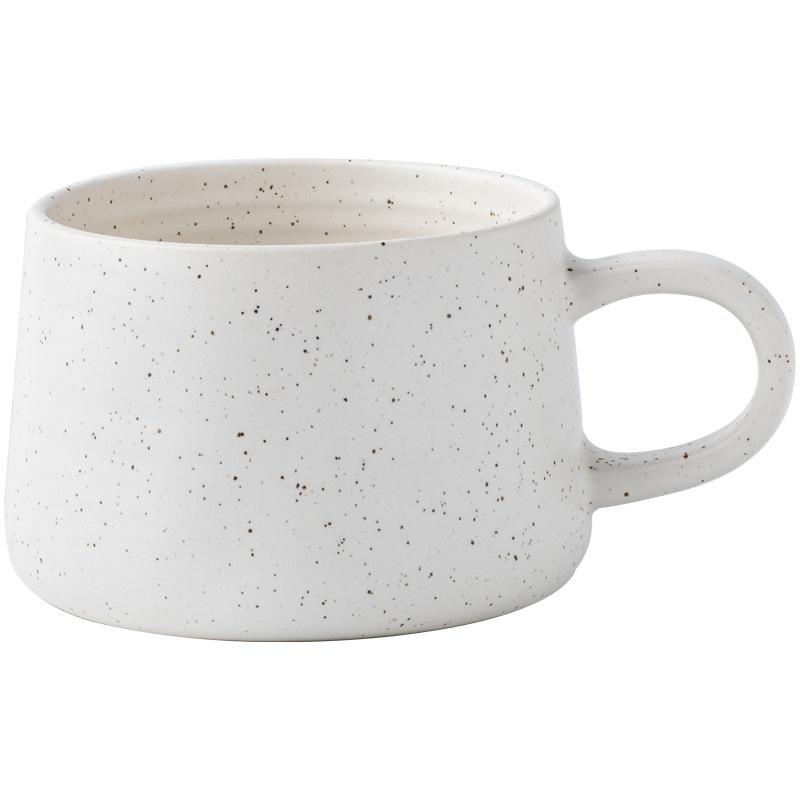 Sesame Glaze Simple Cup Ceramic Coffee Cup Dessert Shop Office Household Cup Export