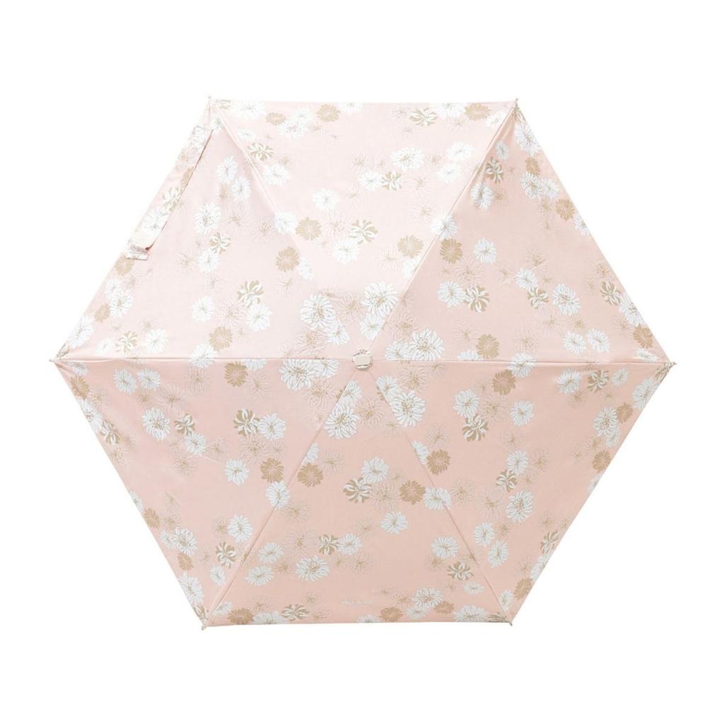 PAUL JOE ACCESSOIRES Sun Light Heat UV Chrysanthemum Pink & (Paul & Joe) Parasol, & Rain, Folding, Compact, Blocking, Blocking, Protection, 50cm,