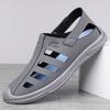 Men's Closed Toe Hollow-Out Sandals Breathable Casual Slip-On Summer Sandals