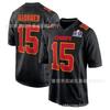 Kansas City Chiefs NFL Koszulka Piłkarska Mahomes 15 Kelce 87 Haftowana Bawełniana Męska Koszulka Sportowa Drużynowa