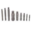 9 Pcs Pipe Extractor Set CrMo Steel Broken Pipe Removal Tool Kit with Storage Box for Maintenance