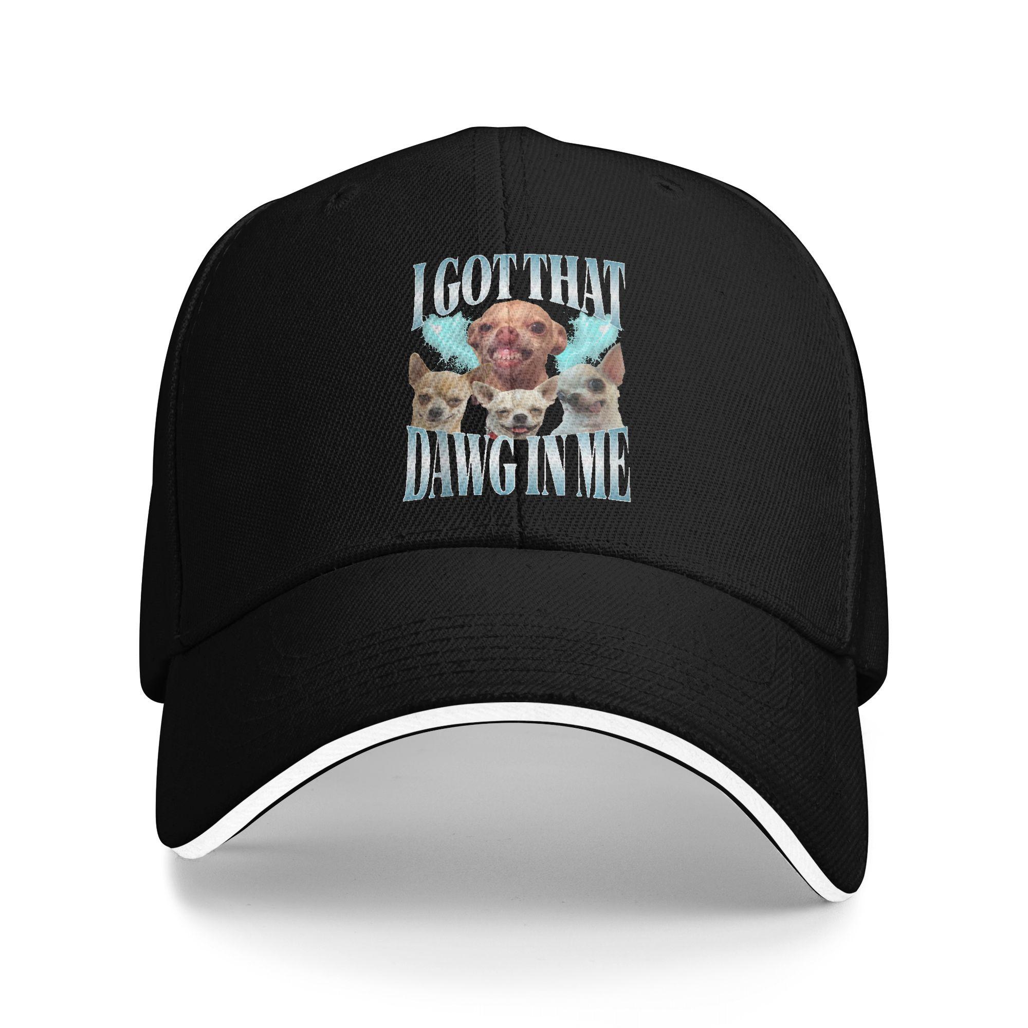 

Summer I Got That Dawg In Me Funny Dog Chihuahua Lovers Funny Meme Baseball Cap Trendy Design Sun Trucker Hat Men Baseball Caps As Picture чёрный