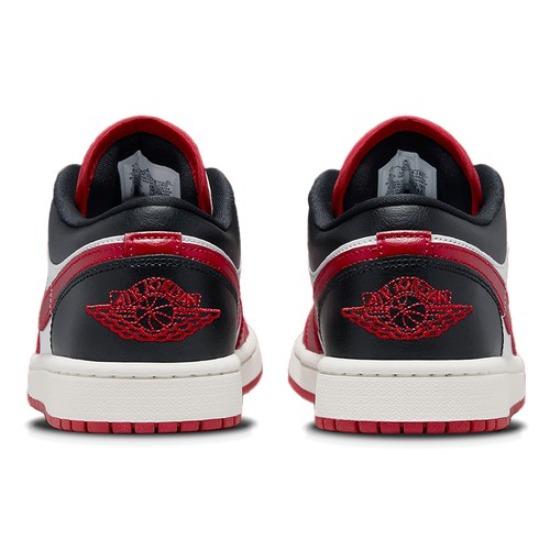 Air Jordan 1 Low 'White Gym Red' Women's - DC0774-160