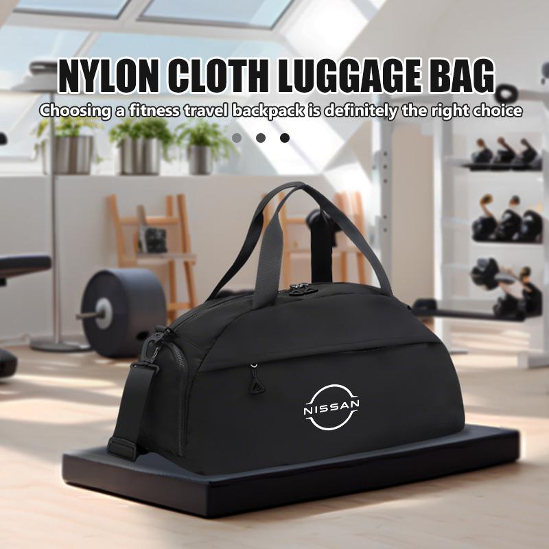 CIZQOI1 Fitness Sports Gym Bag Travel Duffel Shoes Box Workout Handbag For Nissan J11 J10 Teana J31 Maxima Juke Cube Murano Skyline