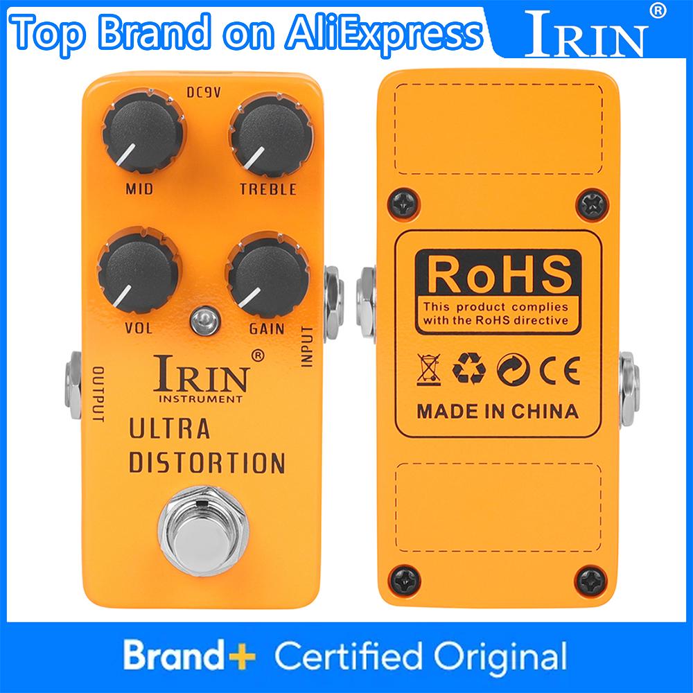 IRIN RS-17 Ultra Distortion Guitar Effect Pedal High Gain Distortion Electric Guitar Effect Pedal True Bypass Guitar Accessories