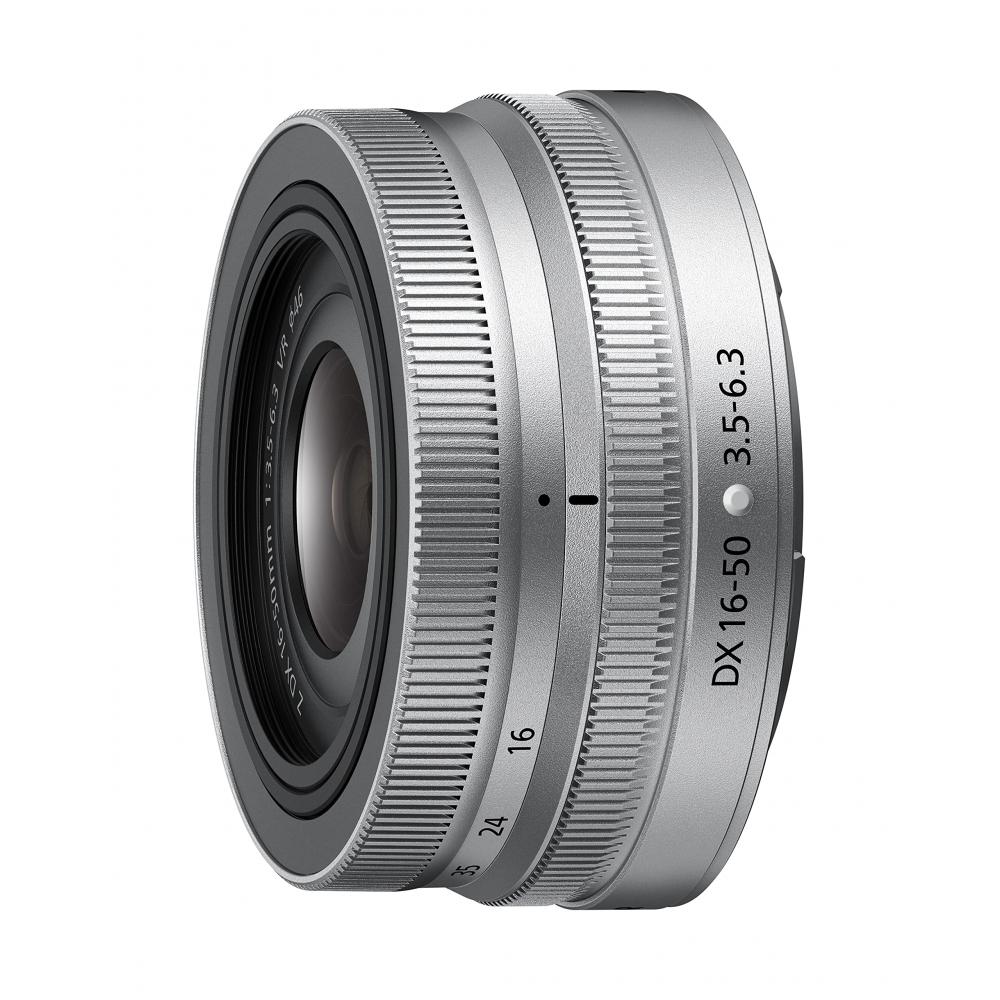 Nikon Standard Zoom Lens NIKKOR Z DX 16-50mm F3.5-6.3 VR Silver Z Mount DX Lens NZDXVR16-50SL