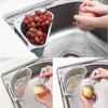 Racks & Holders Kitchen Sink Suction Cup Sponge Holder Draining Shelf Organisation