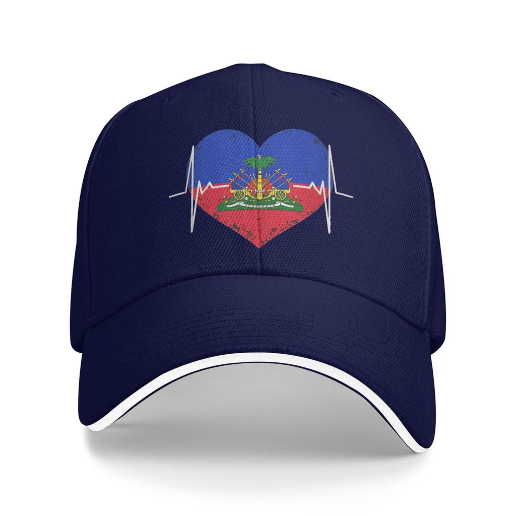 Haitian Heritage Flag Day Month Love Haiti Pride Baseball Cap Male Hip Hop Hats Spring Streetwear Running Hippie Baseball Caps