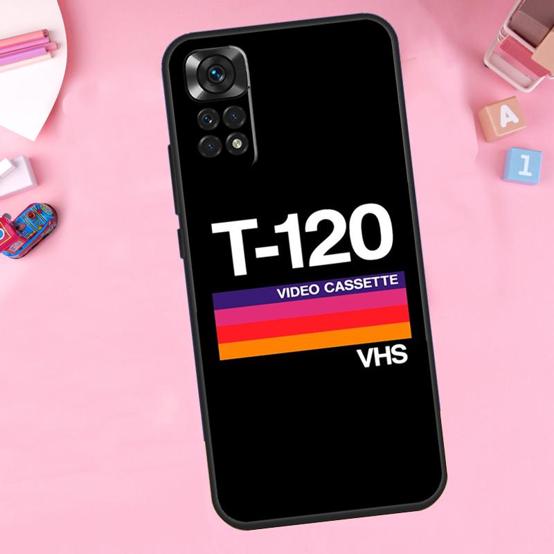Retro VHS Tape For Xiaomi Redmi Note 14 10 11 12 13 15 Pro Plus Phone Case For Redmi 15 15C 14C 12C 10C 13C