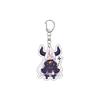 55MM Anime hololive Keychain Tokino Sora/Robocosan/Ōokami Mio/Shirogane Noel Key Chain Acrylic Model Plate Christmas Gifts
