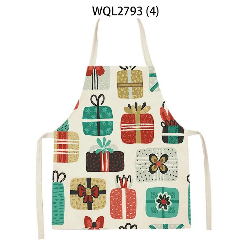 Cute Gifts Pattern Sleeveless Kitchen Aprons Home Decor Baking Accessories Household Cooking Pinafore Cleaning Tool Delantal