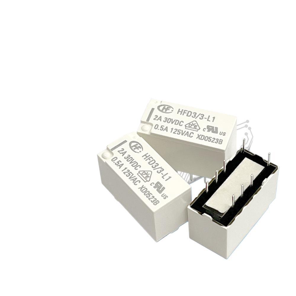 HONGFA Signal Relay HFD3/5-L1, Single Coil Latching, 3V, 2A Load Capacity
