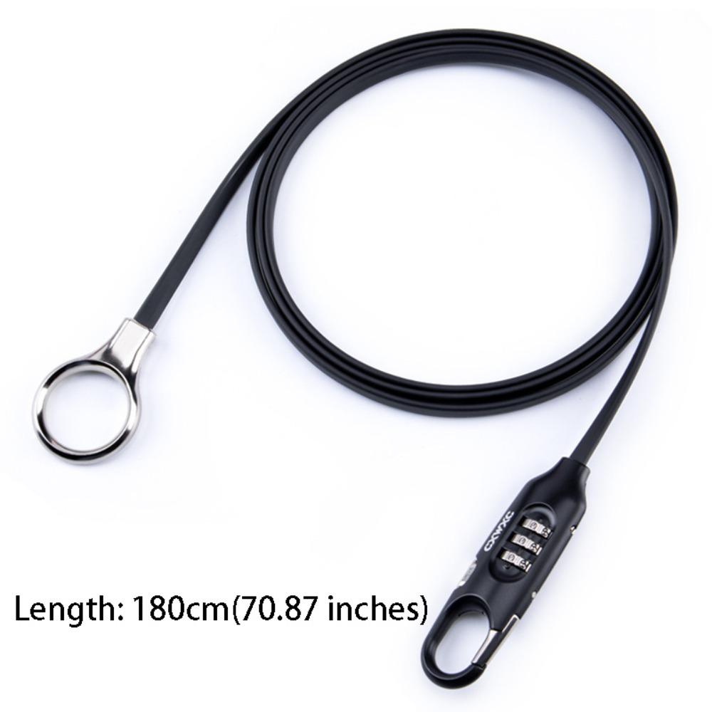 High Strength Bicycle Password Lock 150cm Length Anti-theft Bike Lock  Helmet Lock