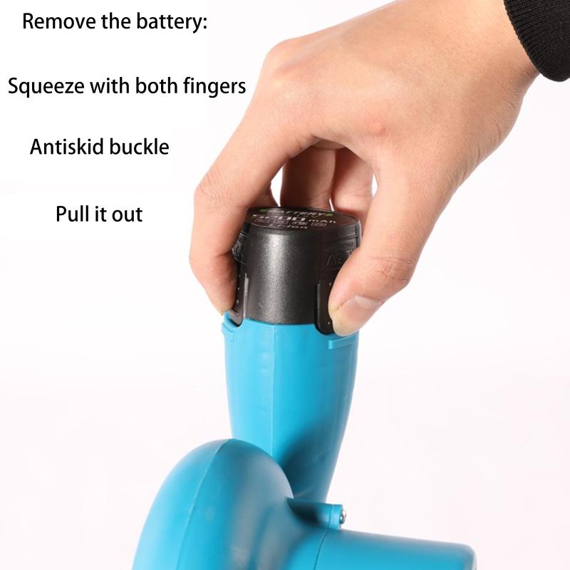 BBQ Fan Portable Air Turbo Blower AC 100-240V Adjustable Speed 5000R/min for Barbecue Picnic Camping Fire Rechargeable