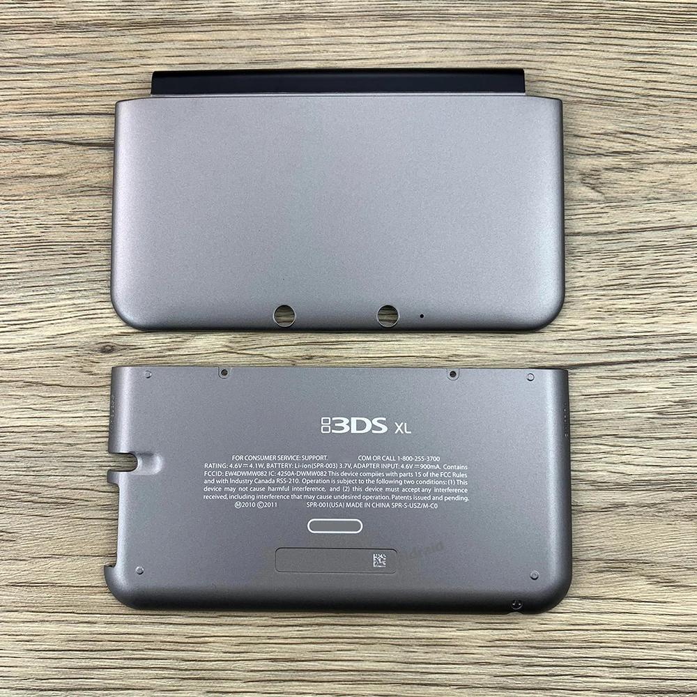 

Синий, черный, розовый, сменная лицевая панель, корпус, чехол для консоли 3DS XL 3DS LL, верхняя и нижняя крышка, игровые аксессуары серебряный