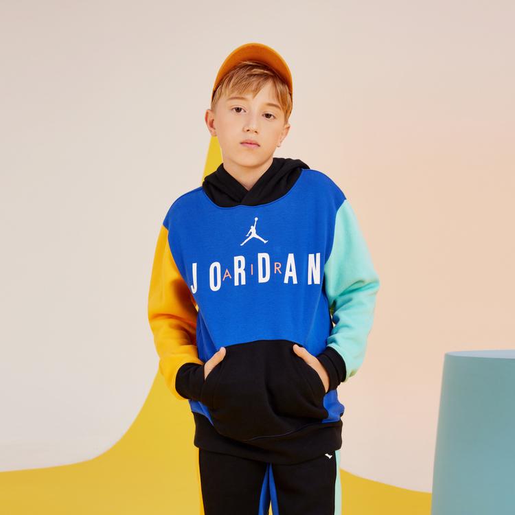 Jordan Kids Sweatshirts Hooded Thickened (Unisex) Sweatshirts JD2232139GS 001
