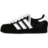 Originals SUPERSTAR Lazy Abrasion Resistant Abrasion Resistant Low Top Skateboard Shoes Unisex Black White EG4959(Team562-)