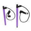 Pilates Bar Detachable Resistance Band Bar Fitness Stick Portable Home Gym Equipment