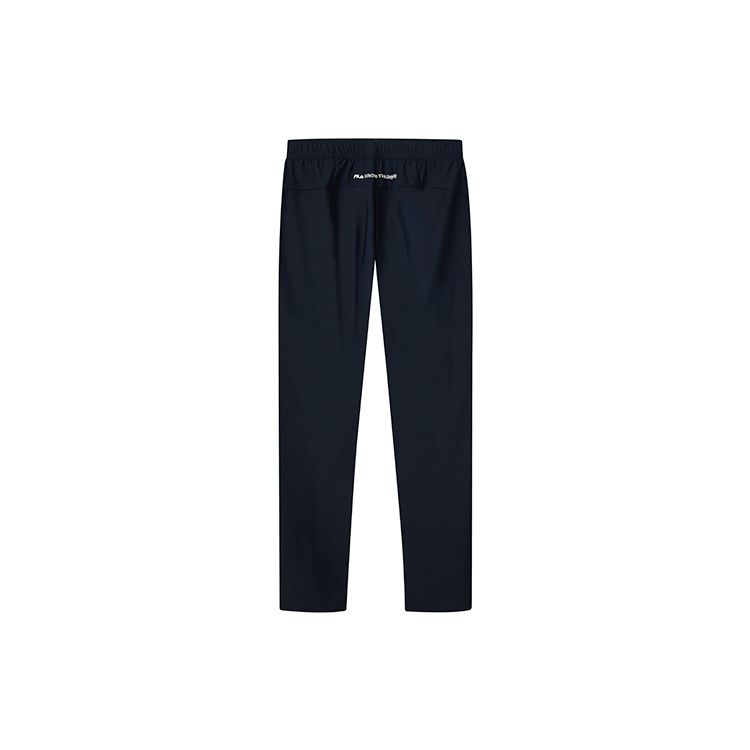 FILA Athletics Letter Print Sports Straight Leg Knitted Pants Men bottoms Dark-Blue A11M131601F-NV