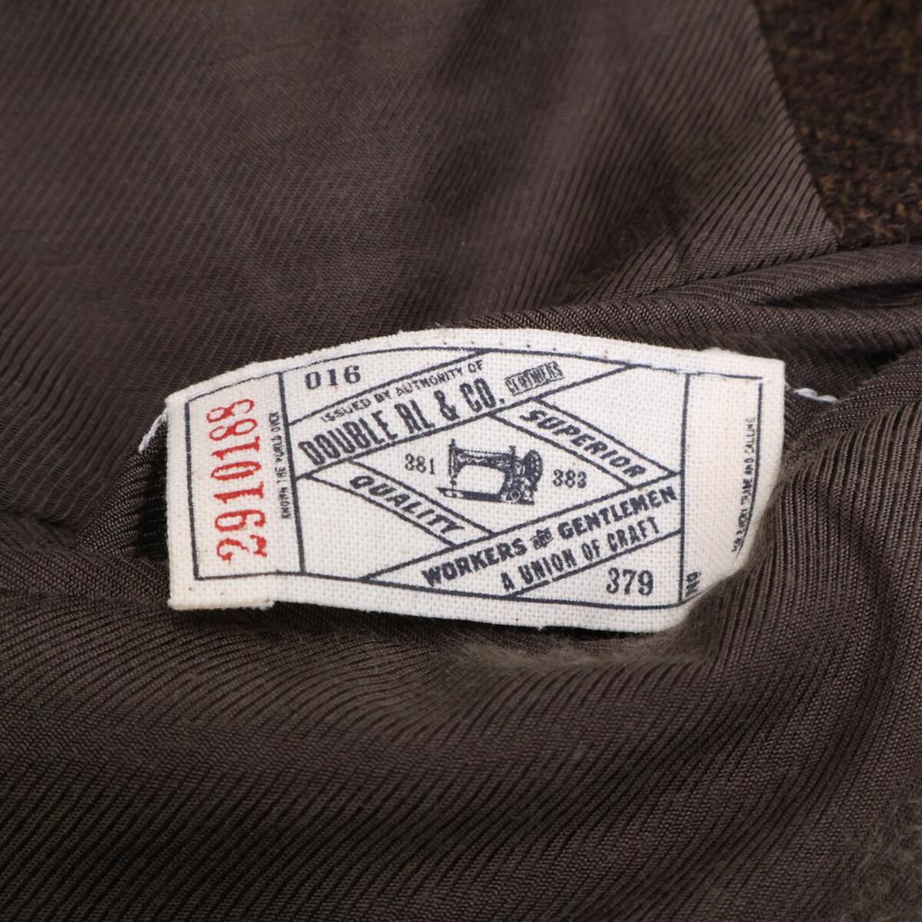 RRL Herringbone Wool Jacket 40R BrownUsed