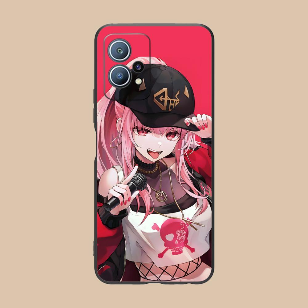 Holo Mori Calliope Matte TPU Mobile Phone Case for Huawei P60 P50 P40 P30 P20 P10 P9 P8 Pro Lite Plus Colorful Printing Cover