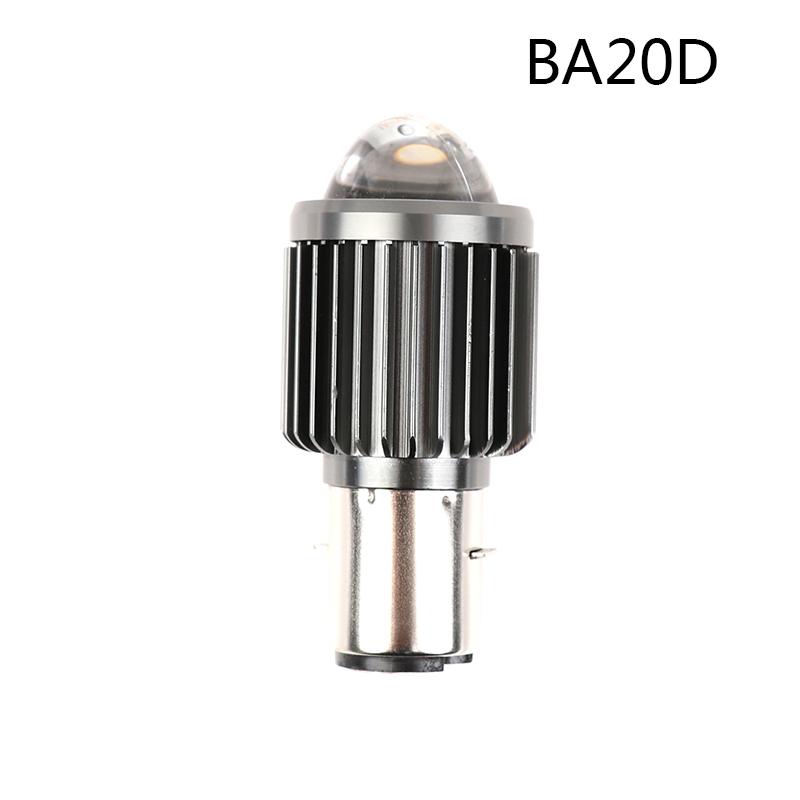 H4 Led Moto H6 Ba20D Led Motorcycle Headlight Bulbs Csp Lens White Fog Lights