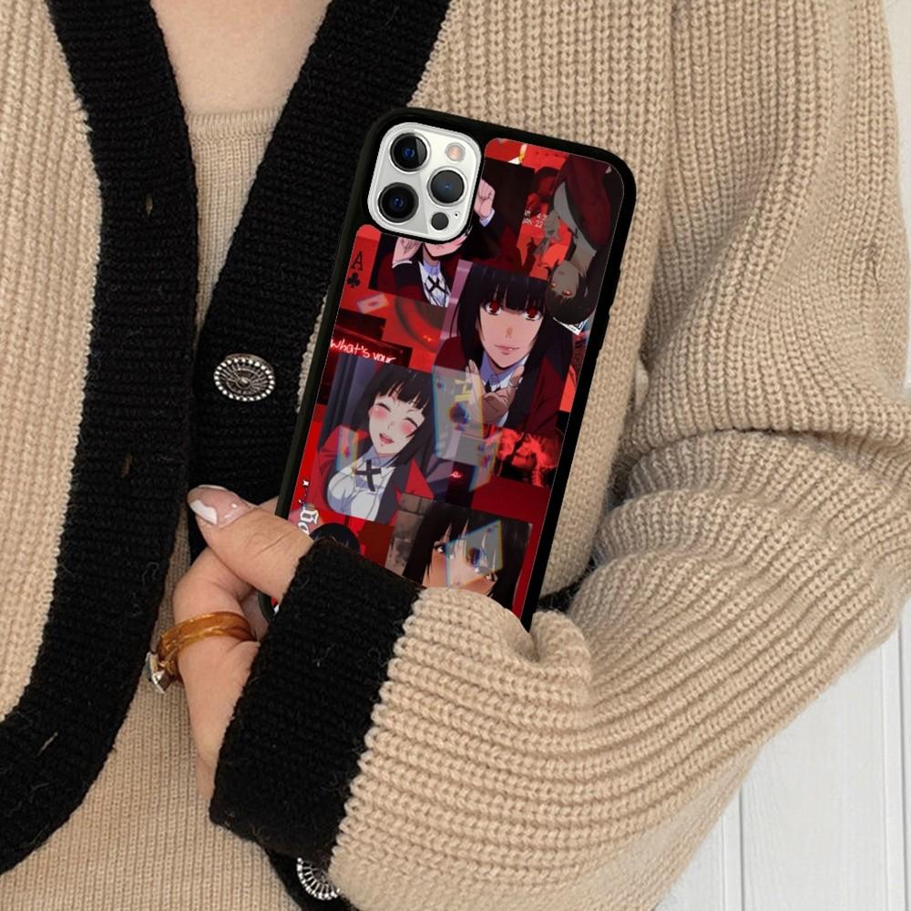 Kakegurui Phone Case Silicone PC+TPU For For iPhone 11 12 13 14 15 16 Plus Pro Max Cover